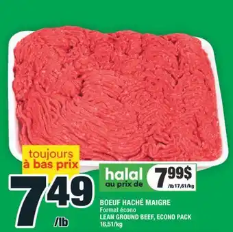 Super C BOEUF HACHÉ MAIGRE | LEAN GROUND BEE offer