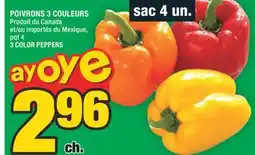 Super C POIVRONS 3 COULEURS | 3 COLOR PEPPERS offer
