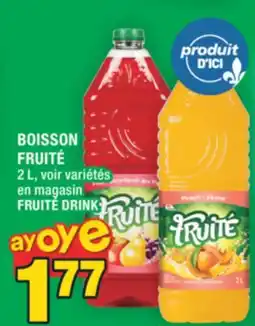 Super C BOISSON FRUITÉ | FRUITÉ DRINK offer