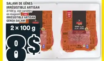 Super C SALAMI DE GÊNES IRRÉSISTIBLE ARTISAN | IRRÉSISTIBLE ARTISAN GENOA SALAMI offer