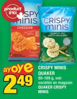 Super C CRISPY MINIS QUAKER | QUAKER CRISPY MINIS offer