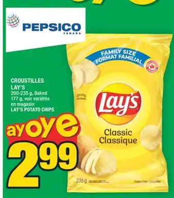 Super C CROUSTILLES LAY'S | LAY'S POTATO CHIPS offer