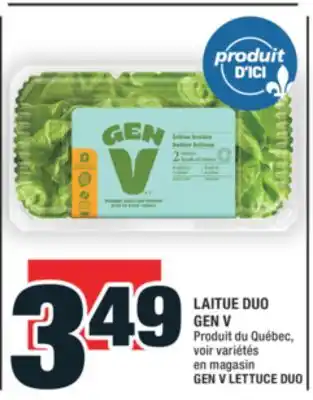 Super C LAITUE DUO GEN V | GEN V LETTUCE DUO offer
