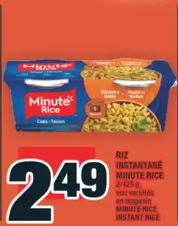 Super C RIZ INSTANTANÉ MINUTE RICE | MINUTE RICE INSTANT RICE offer