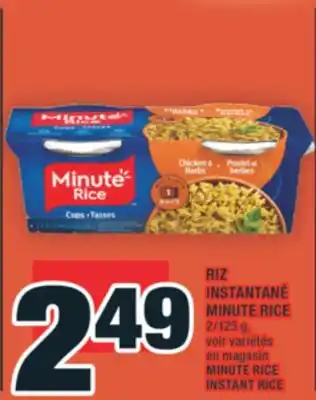 Super C RIZ INSTANTANÉ MINUTE RICE | MINUTE RICE INSTANT RICE offer