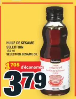 Super C HUILE DE SÉSAME SELECTION | SELECTION SESAME OIL offer