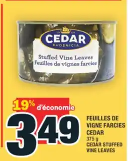 Super C FEUILLES DE VIGNE FARCIES CEDAR | CEDAR STUFFED VINE LEAVES offer