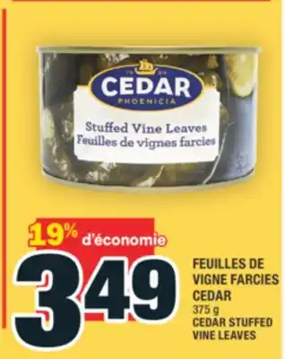 Super C FEUILLES DE VIGNE FARCIES CEDAR | CEDAR STUFFED VINE LEAVES offer