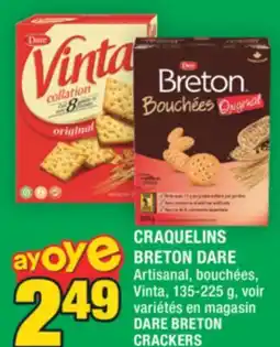Super C CRAQUELINS BRETON DARE | DARE BRETON CRACKERS offer