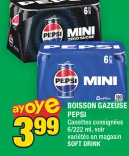 Super C BOISSON GAZEUSE PEPSI | PEPSI SOFT DRINK offer