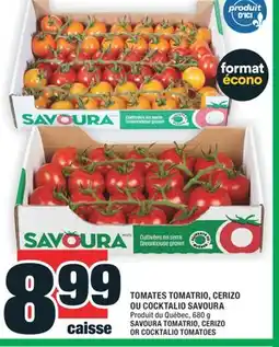 Super C TOMATES TOMATRIO, CERIZO OU COCKTALIO SAVOURA | SAVOURA TOMATRIO, CERIZO OR COCKTALIO caisse caisse offer