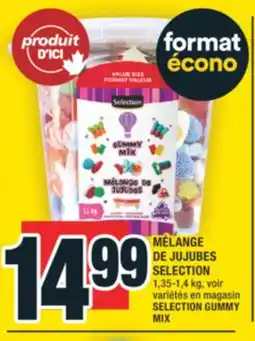 Super C MÉLANGE DE JUJUBES SELECTION | SELECTION GUMMY MIX offer