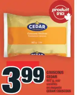 Super C COUSCOUS CEDAR | CEDAR COUSCOUS offer