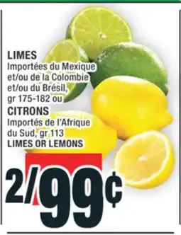 Super C LIMES | CITRONS | LIMES OR LEMONS offer
