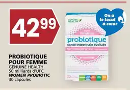 Rachelle-Bery Grocery GENUINE HEALTH WOMEN PROBIOTIC offer