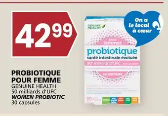 Rachelle-Bery Grocery GENUINE HEALTH WOMEN PROBIOTIC offer