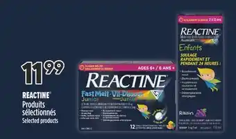 Brunet REACTINE Produits sélectionnés offer