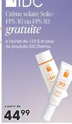 Brunet IDC Crème solaire Solis+ offer