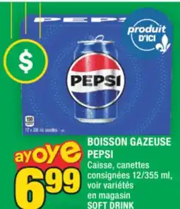Super C BOISSON GAZEUSE PEPSI | SOFT DRINK offer