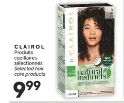 Brunet CLAIROL Produits capillaires sélectionnés offer