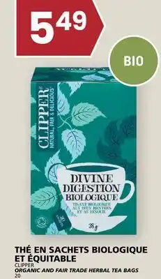 Rachelle-Bery Grocery CLIPPER ORGANIC AND FAIR TRADE HERBAL TEA BAGS offer