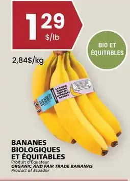 Rachelle-Bery Grocery ORGANIC AND FAIR TRADE BANANAS offer
