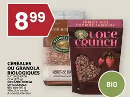 Rachelle-Bery Grocery NATURES PATH QI'A (225 g) ORGANIC CEREAL OR GRANOLA 650 to 907 g offer