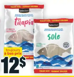 Super C FILETS DE POISSON SELECTION | SELECTION FISH FILLETS offer