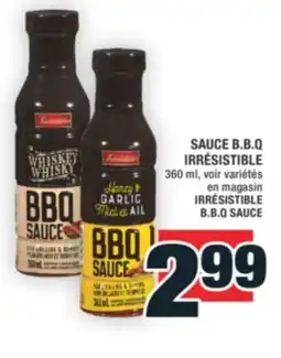 Super C SAUCE B.B.Q IRRÉSISTIBLE | IRRÉSISTIBLE B.B.Q SAUCE offer