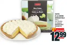 Super C TARTE À LA CRÈME IRRÉSISTIBLE | IRRÉSISTIBLE CREAM PIE offer