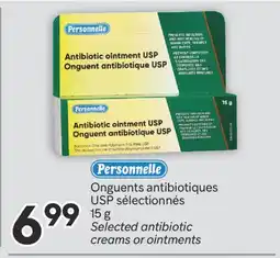 Brunet PERSONNELLE Onguents antibiotiques USP sélectionnés offer