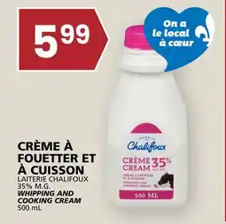 Rachelle-Bery Grocery LAITERIE CHALIFOUX 35% M.G. WHIPPING AND COOKING CREAM offer