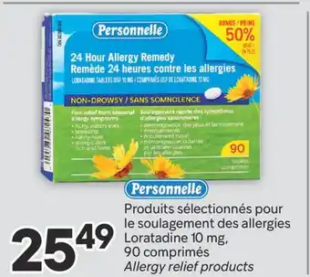 Brunet PERSONNELLE Produits sélectionnés pour le soulagement des allergies Loratadine 10 mg offer