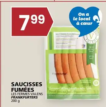 Rachelle-Bery Grocery LES FERMES VALENS FRANKFURTERS offer