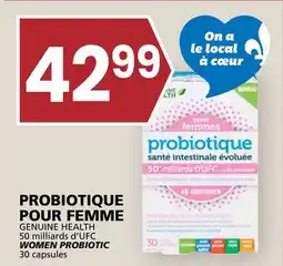 Rachelle-Bery Grocery GENUINE HEALTH 50 milliards d'UFC WOMEN PROBIOTIC offer