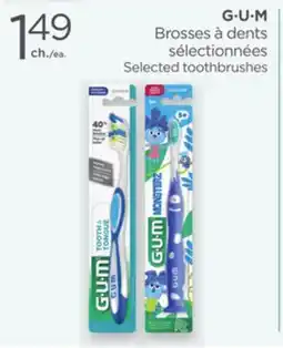Proxim G·U·M Selected toothbrushes offer
