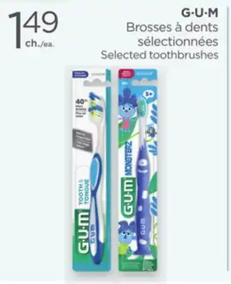 Proxim G·U·M Selected toothbrushes offer