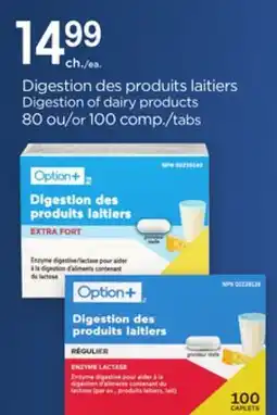 Proxim OPTION+ Digestion of dairy products offer