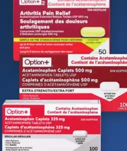 Proxim OPTION+ Acetaminophen Selected products offer