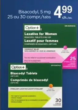 Proxim Option+ Bisacodyl offer