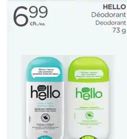 Proxim HELLO Deodorant offer
