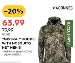 Pronature MISTRAL HOODIE WITH MOSQUITO NET MEN'S offer