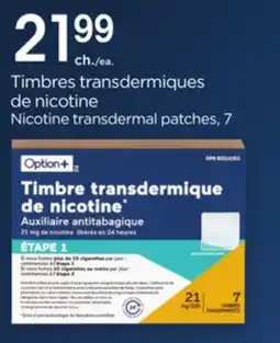 Proxim OPTION+ Nicotine transdermal patches offer