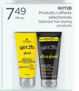 Proxim GOT2B Selected hair styling products offer