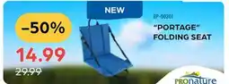 Pronature Pronature PORTAGE FOLDING SEAT offer
