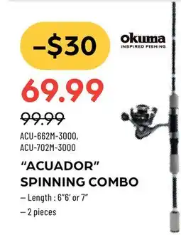 Pronature ACUADOR SPINNING COMBO offer