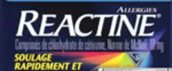 Proxim REACTINE Allergy tabs Ex-strength liqui-caps 30 tabs offer