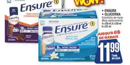 Jean Coutu • ENSURE • GLUCERNA Meal replacements offer