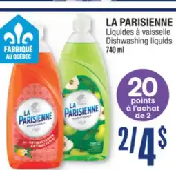 Jean Coutu LA PARISIENNE Dishwashing liquids offer