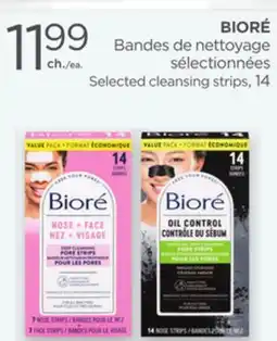 Proxim BIORÉ Selected cleansing strips offer